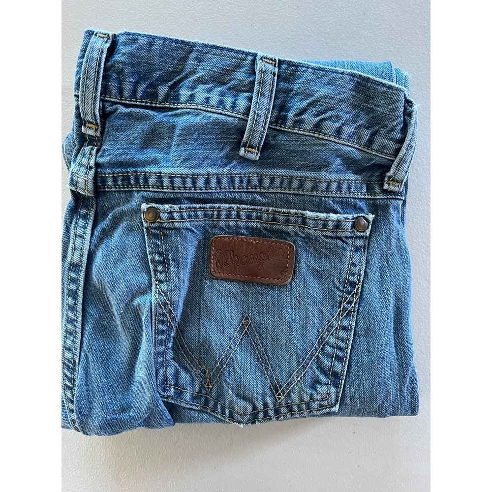 Wrangler Retro Slim Bootcut Jeans Mens 30x31 Medium Wash Blue Western